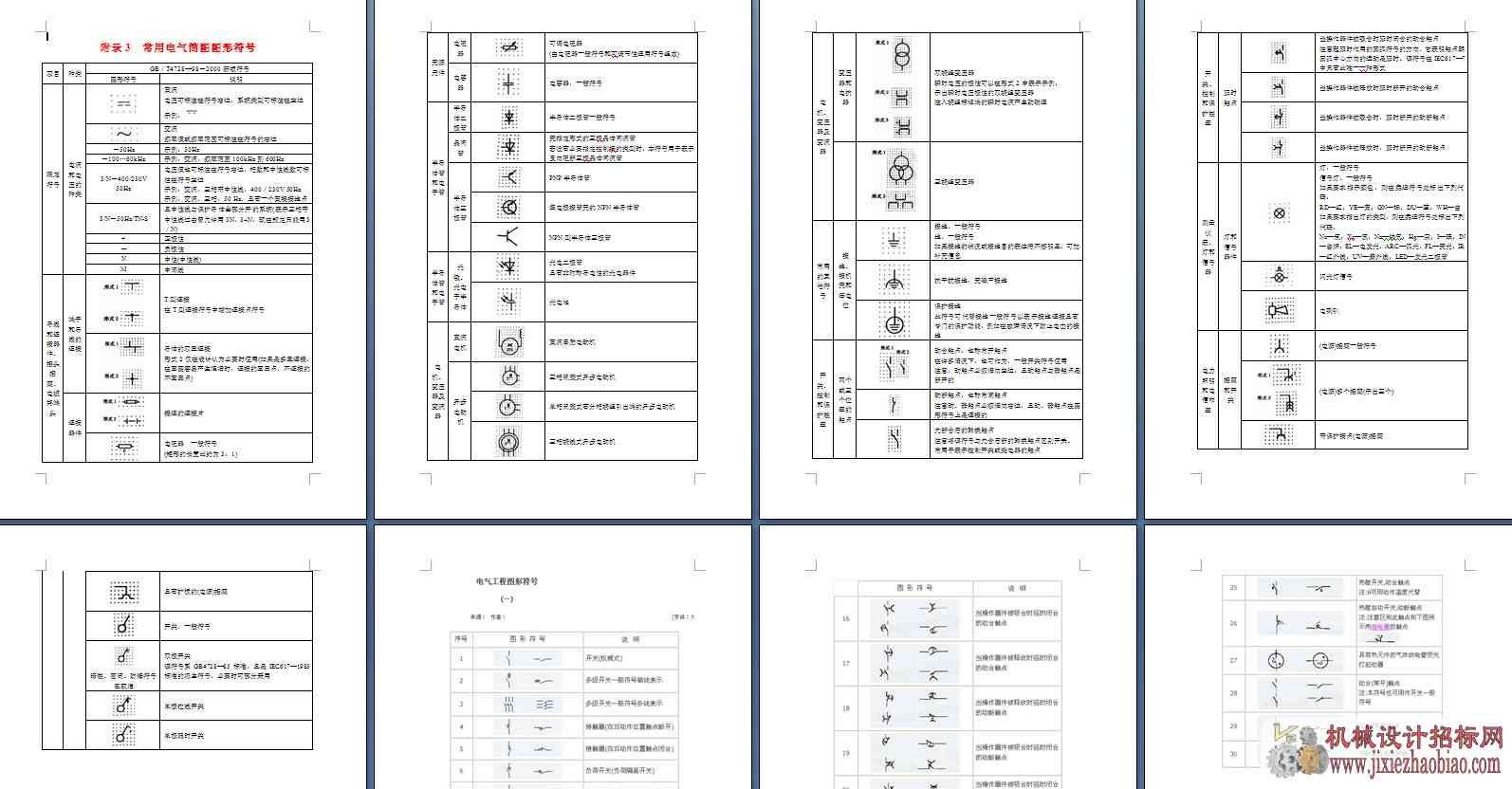 常用电气简图图形符号