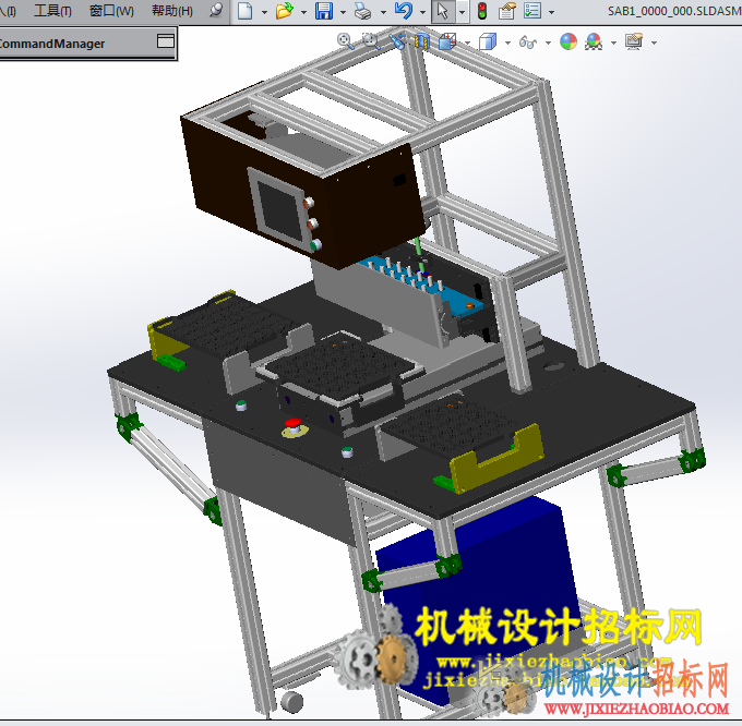 CX3D-SW-024激光雕刻设备模型（含工程图）含零件 含特征