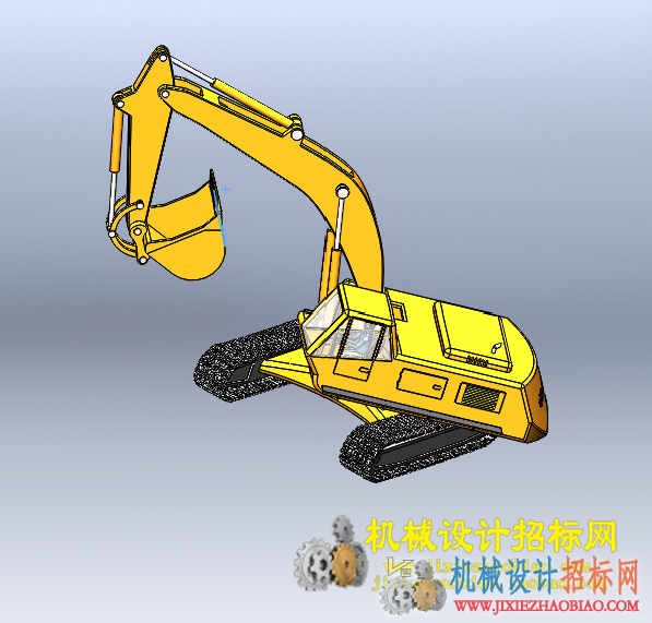 CX3D-SW-044 挖掘机模型 含零件 含特征