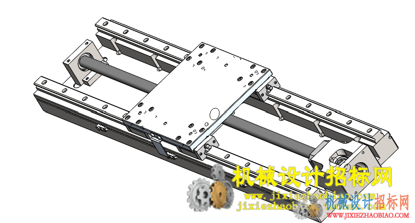 CX3D-SW-045 滚珠丝杠平台模型 含零件 含特征