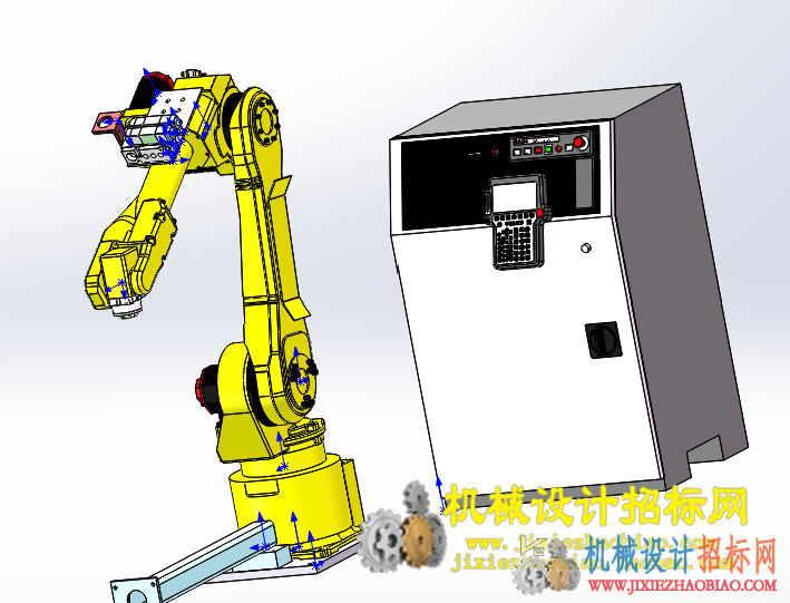 CX3D-SW-046 自动化机器人焊接设备模型 含零件 含特征