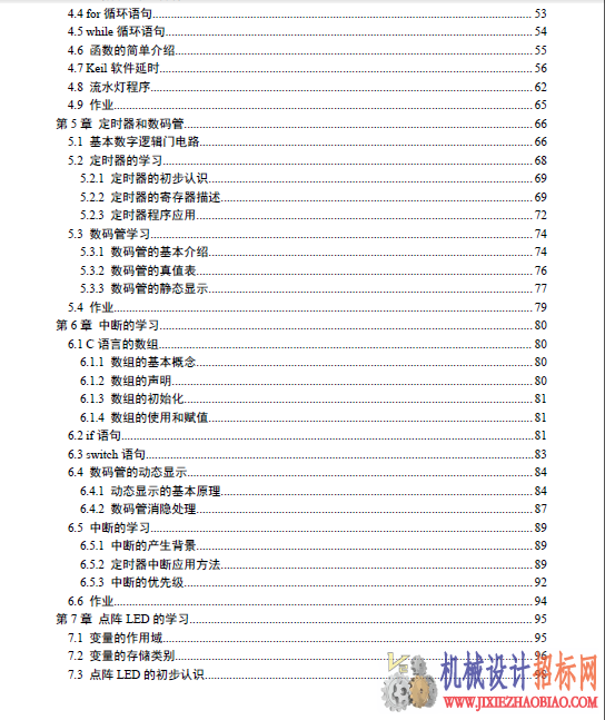 手把手教你学单片机V20