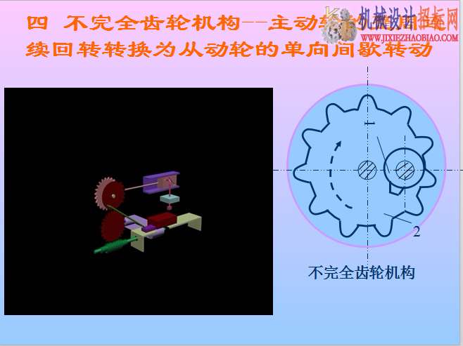 间歇运动机构