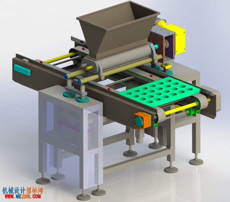 蛋糕填充输送机SW模型渲染图.jpg