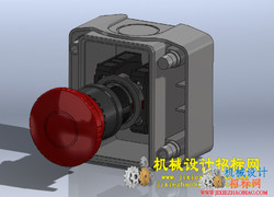 CX3D-SW-051 各种急停开关按钮模型 含特征 含零件