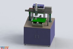 电子行业自动化点焊机3D模型