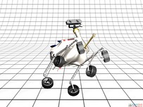 月球探测车SolidWorks三维模型四