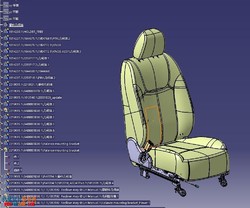 汽车座椅模型
