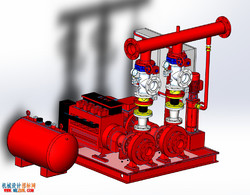 消防泵站模型