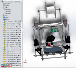 3D打印机器模型