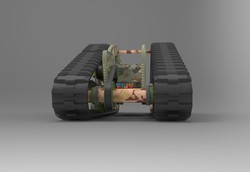 DTV Shredder全地形履带坦克整套三维图纸SW2017版