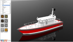 救援船模型