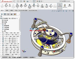 Solidworks设计的最完美陀飞轮3D模型