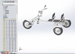 自制三轮车模型