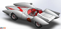 5马赫极速赛车模型