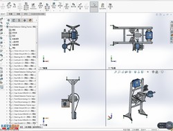 流体在线金属探测器solidworks设计