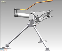 液压弯管机模型