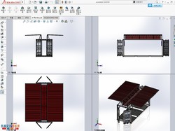 液压自动开启集裝箱solidworks设计