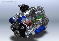 柴油发动机模型